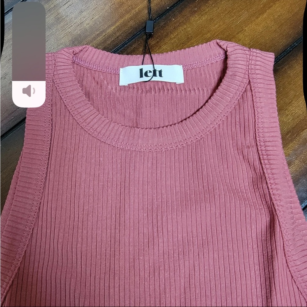 NWT, Lett- Ventura Ribbed Tank Top, size Small and X-Small - Picture 11 of 11